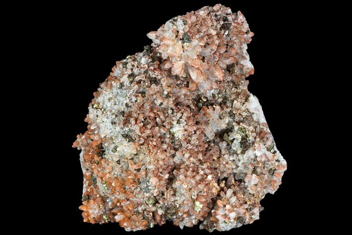 Hematite Encrusted Quartz with Chalcopyrite and Pyrite - China #112852